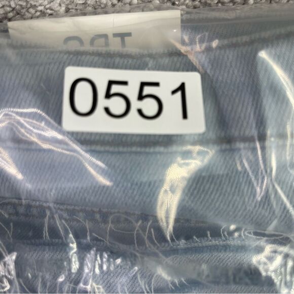 OAT New York Cloud Luxe Shorts Women’s 10/30 Blue High Rise Raw Hem Lightweight - Picture 11 of 11